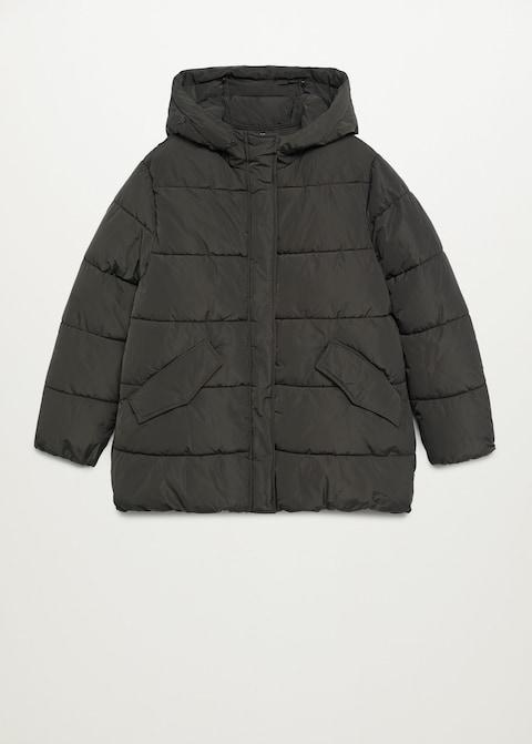 Detachable faux-fur quilted anorak - Laurel Morgan