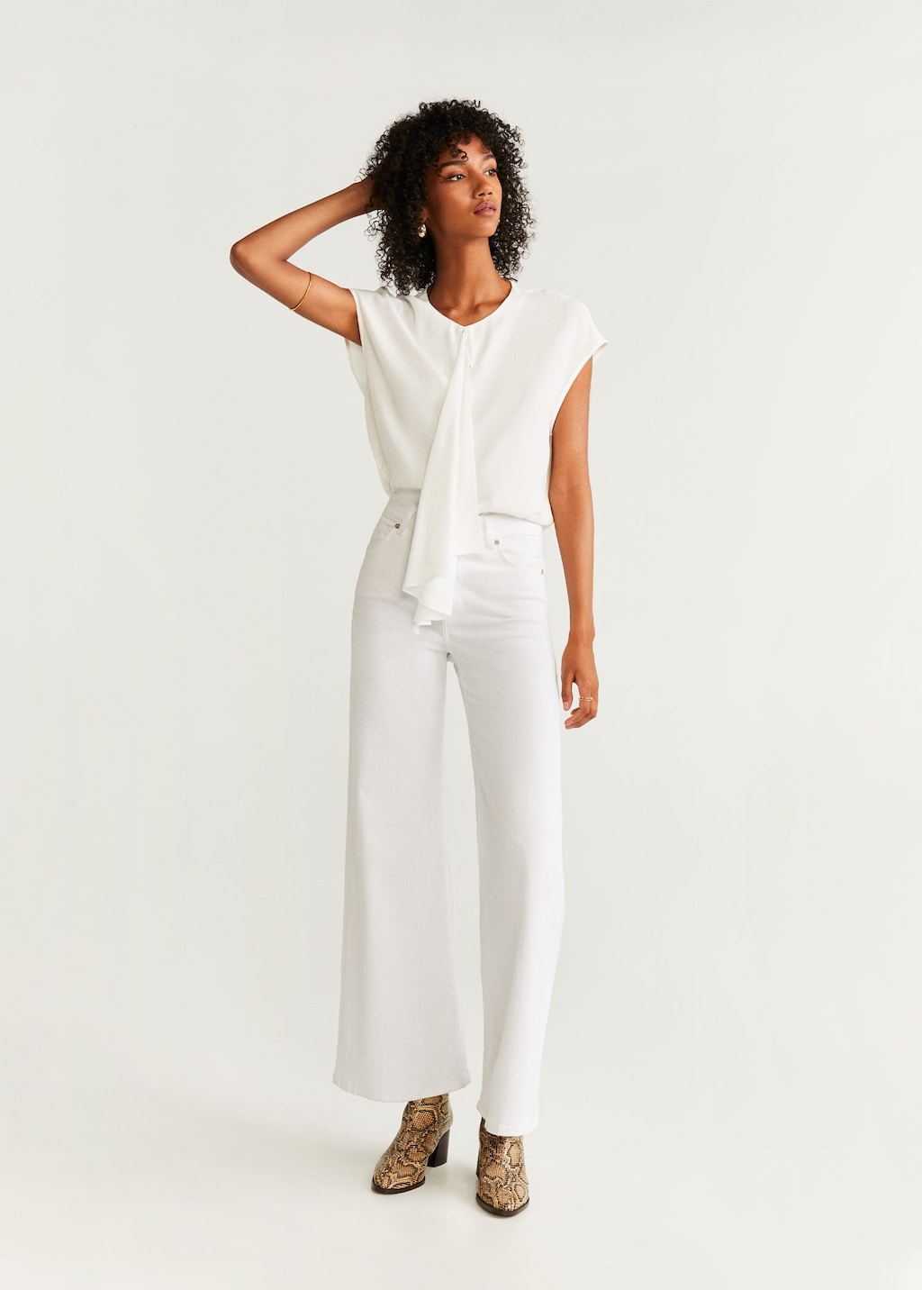 Draped detail blouse - Laurel Morgan