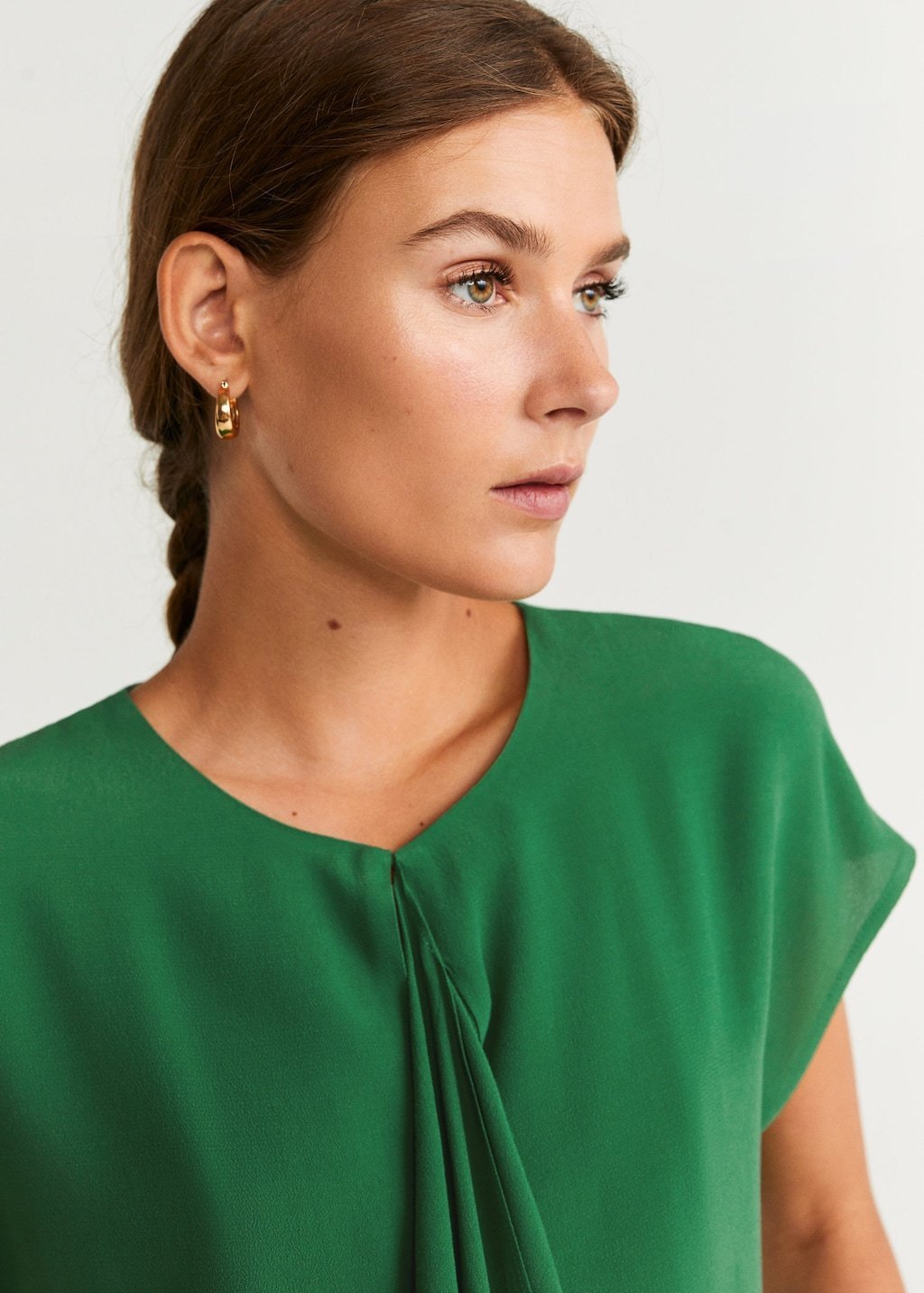 Draped detail blouse - Laurel Morgan