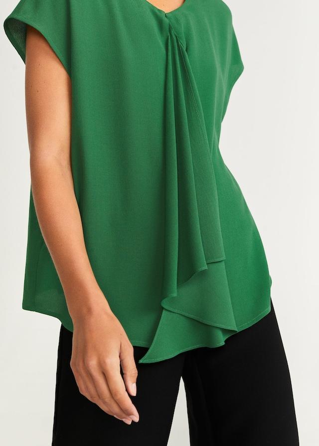 Draped detail blouse - Laurel Morgan