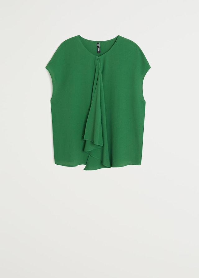 Draped detail blouse - Laurel Morgan