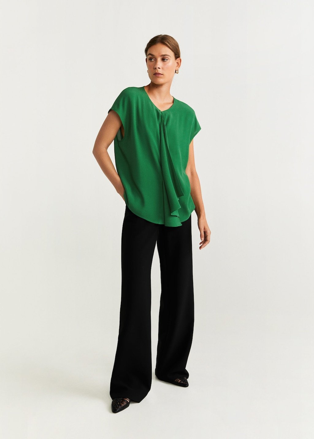 Draped detail blouse - Laurel Morgan