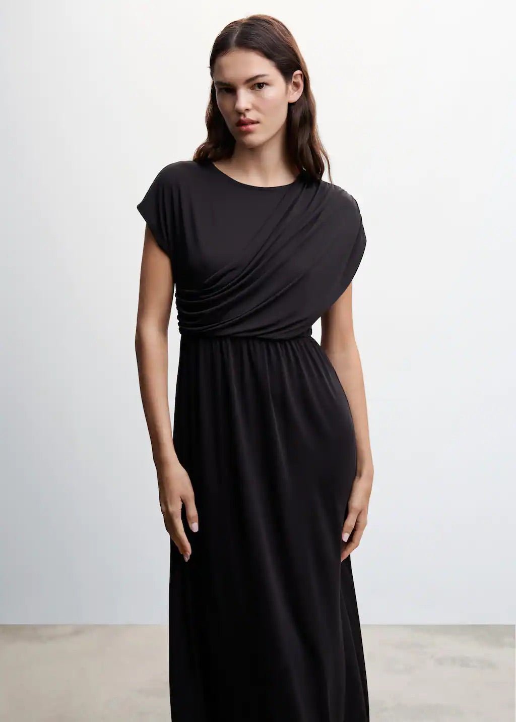 Draped detail dress - Laurel Morgan