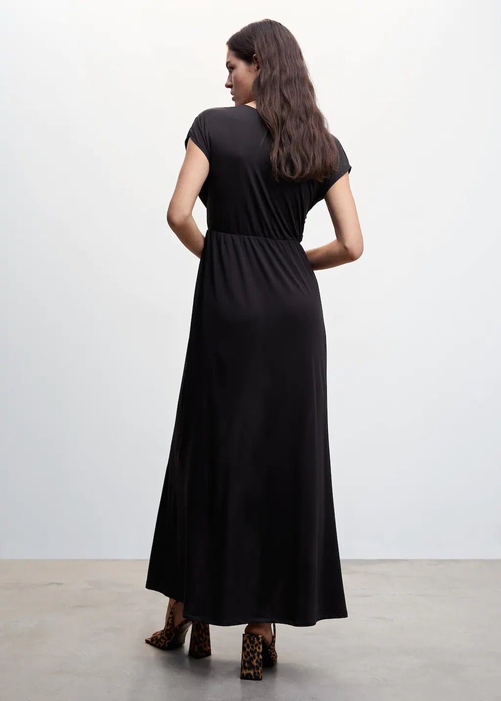 Draped detail dress - Laurel Morgan