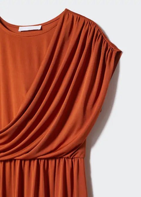 Draped detail dress - Laurel Morgan