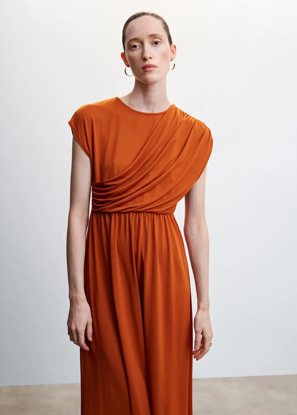 Draped detail dress - Laurel Morgan