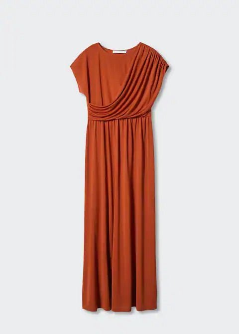 Draped detail dress - Laurel Morgan