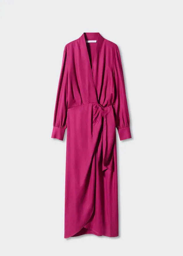 Draped wrap dress - Laurel Morgan