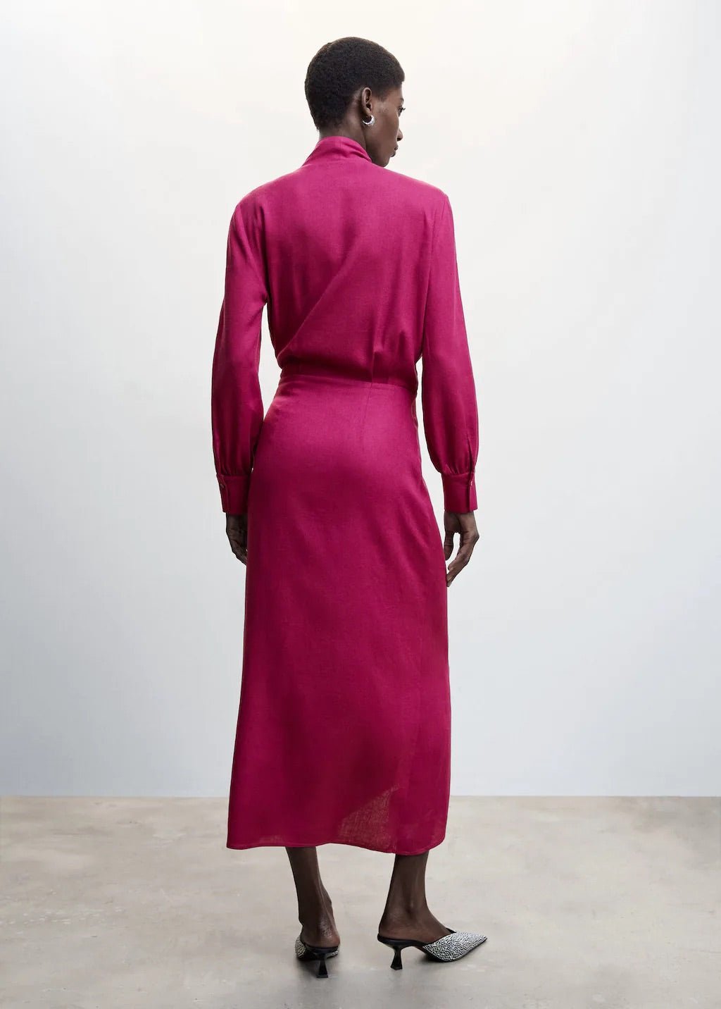 Draped wrap dress - Laurel Morgan