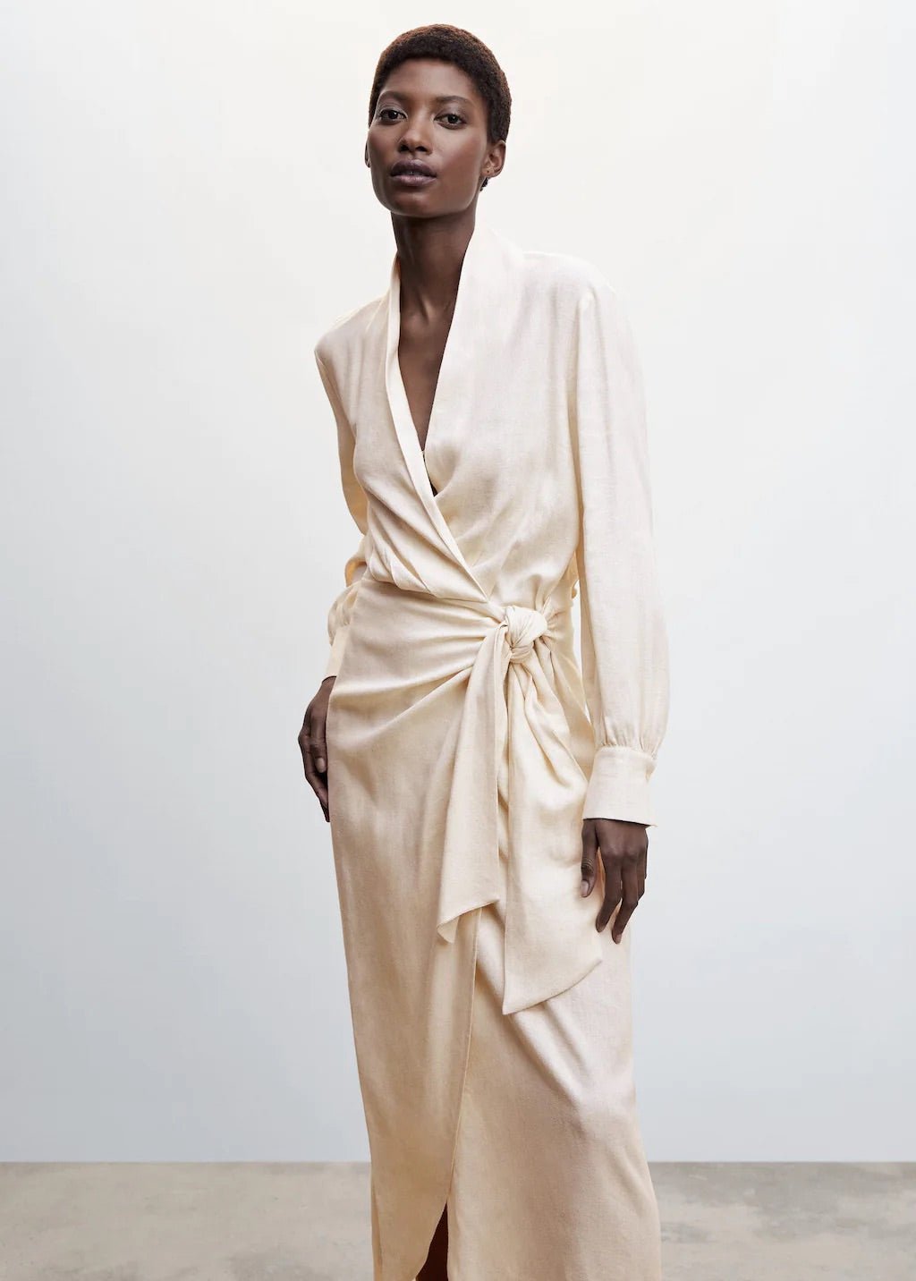 Draped wrap dress - Laurel Morgan