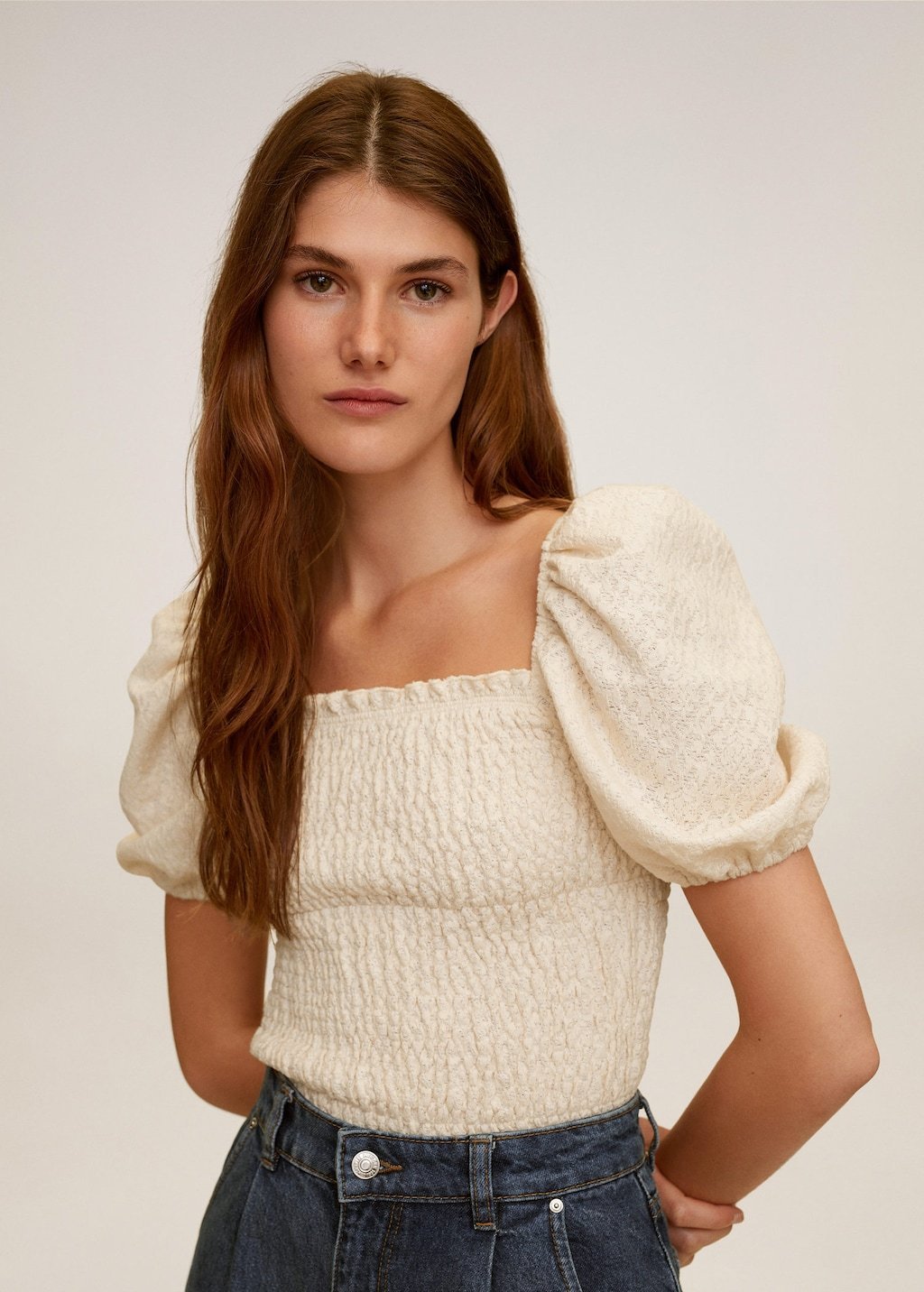 Elastic panel t-shirt - Laurel Morgan