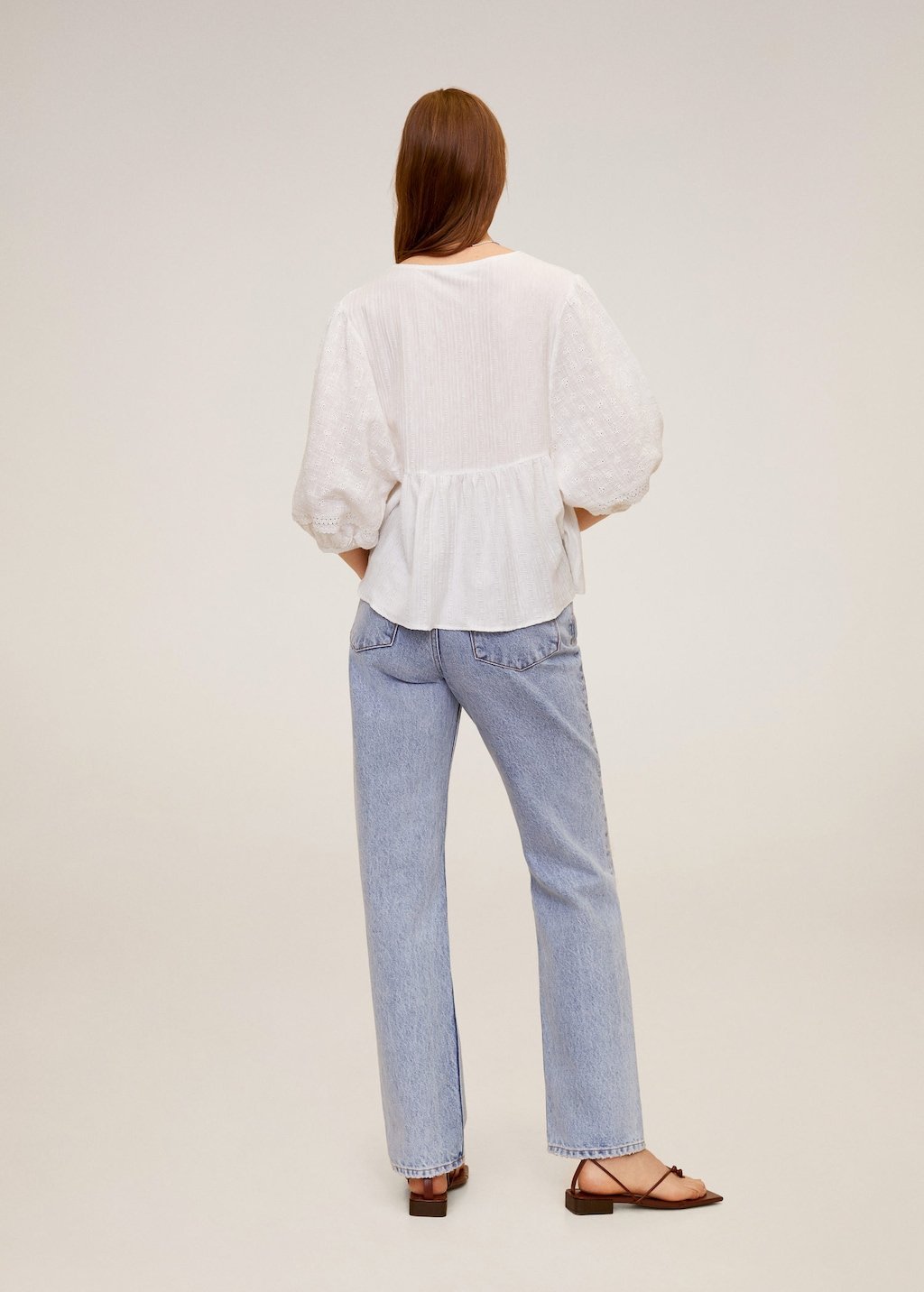 Embroidered cotton blouse - Laurel Morgan