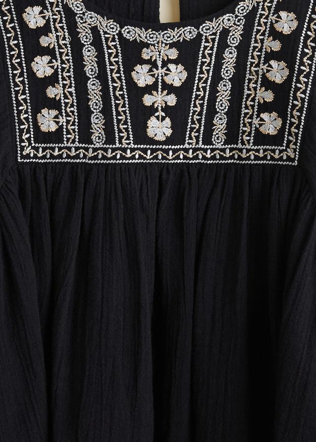 Embroidered cotton blouse - Laurel Morgan