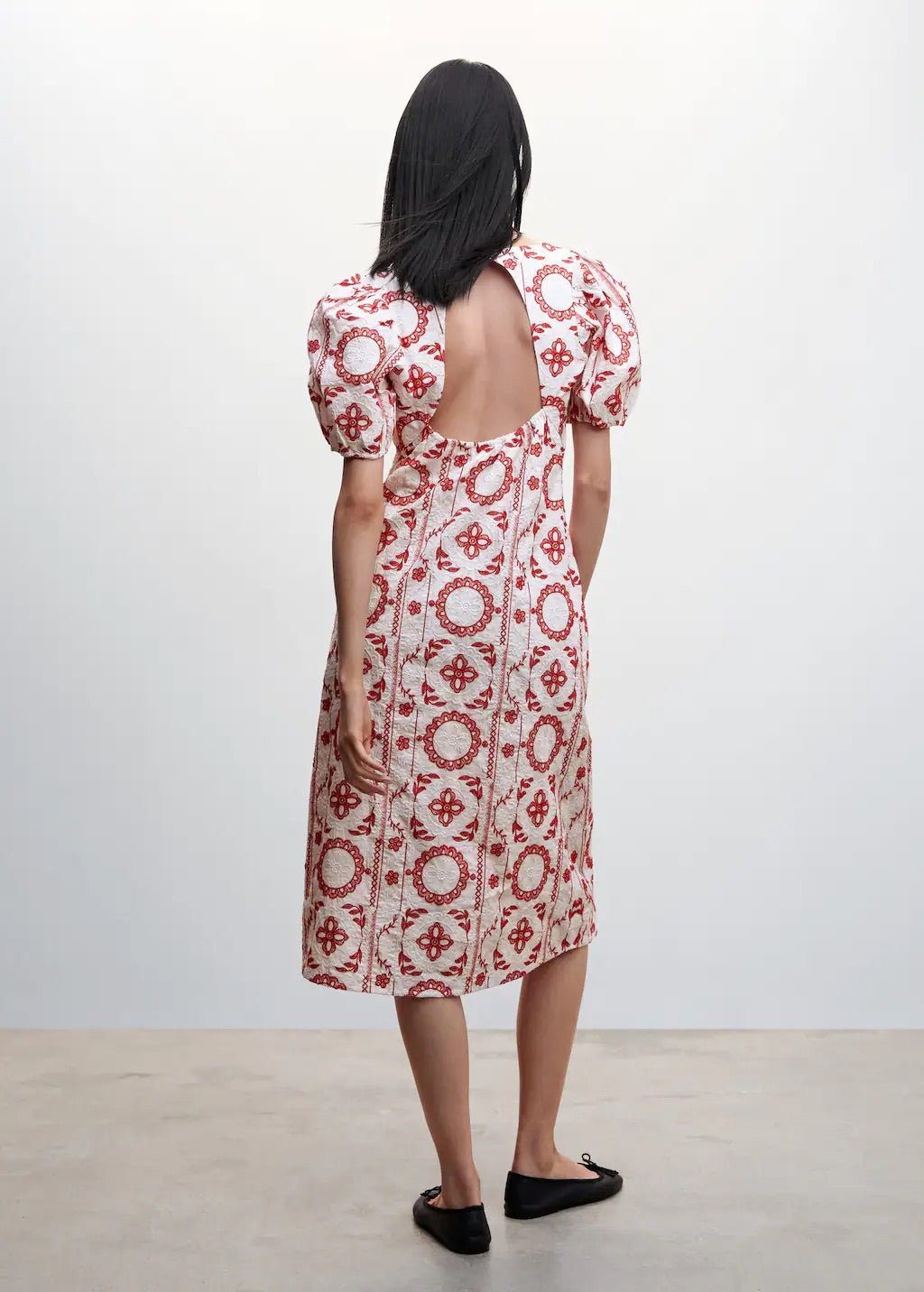 Embroidered cotton dress - Laurel Morgan