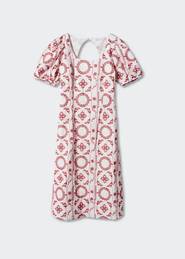 Embroidered cotton dress - Laurel Morgan