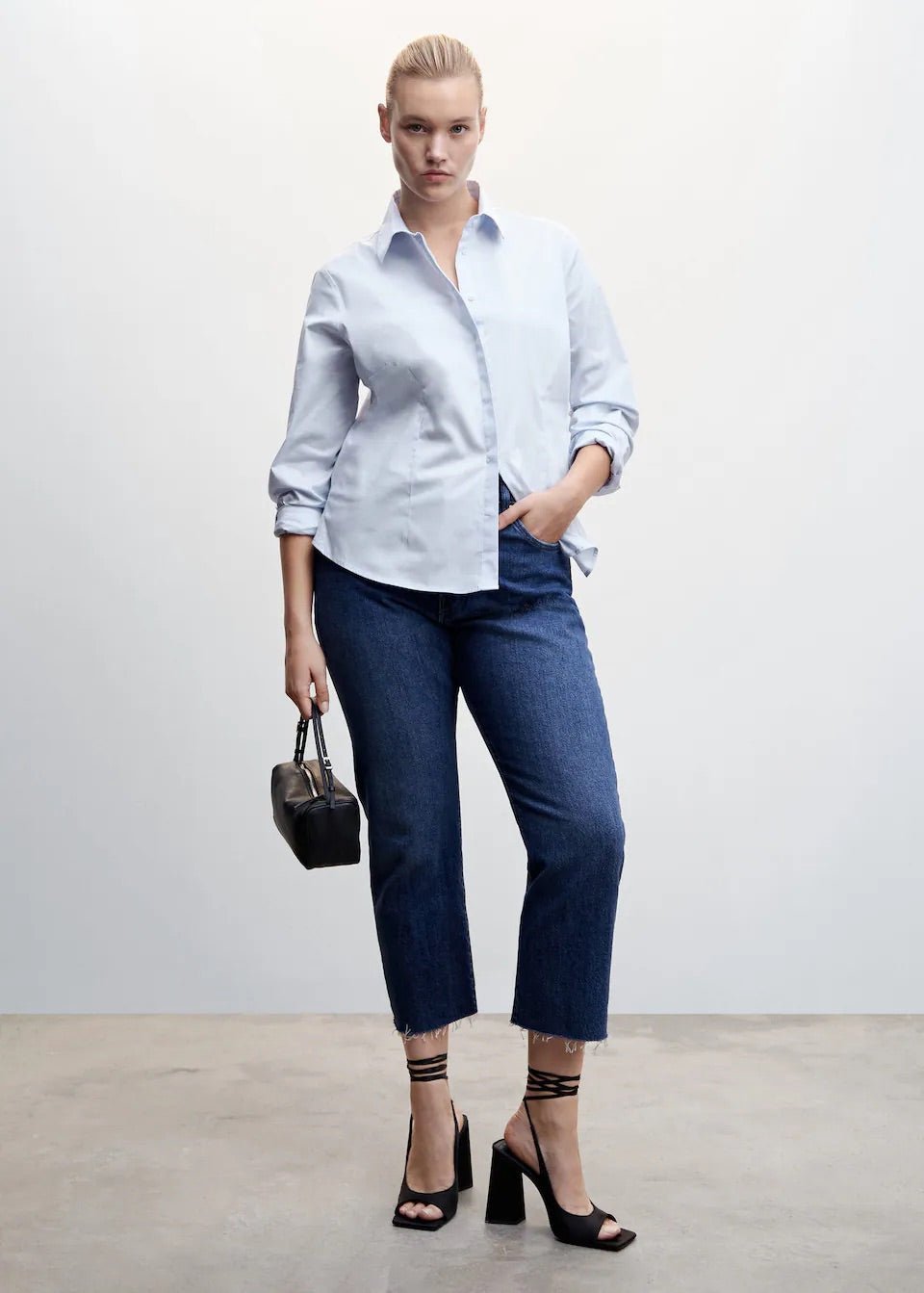 Essential cotton-blend shirt - Laurel Morgan