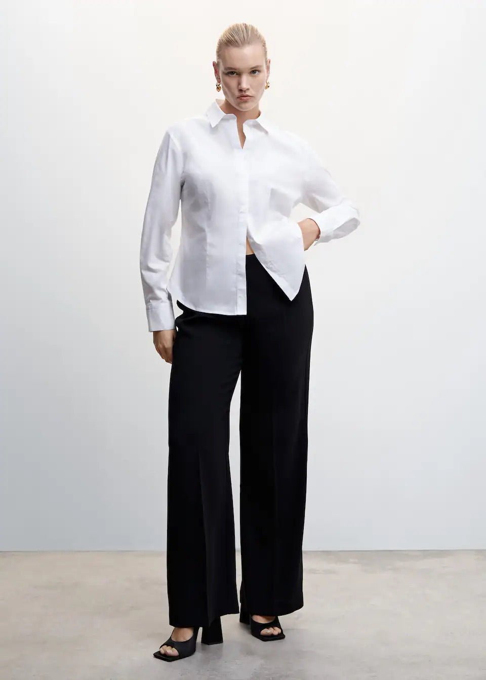 Essential cotton-blend shirt - Laurel Morgan