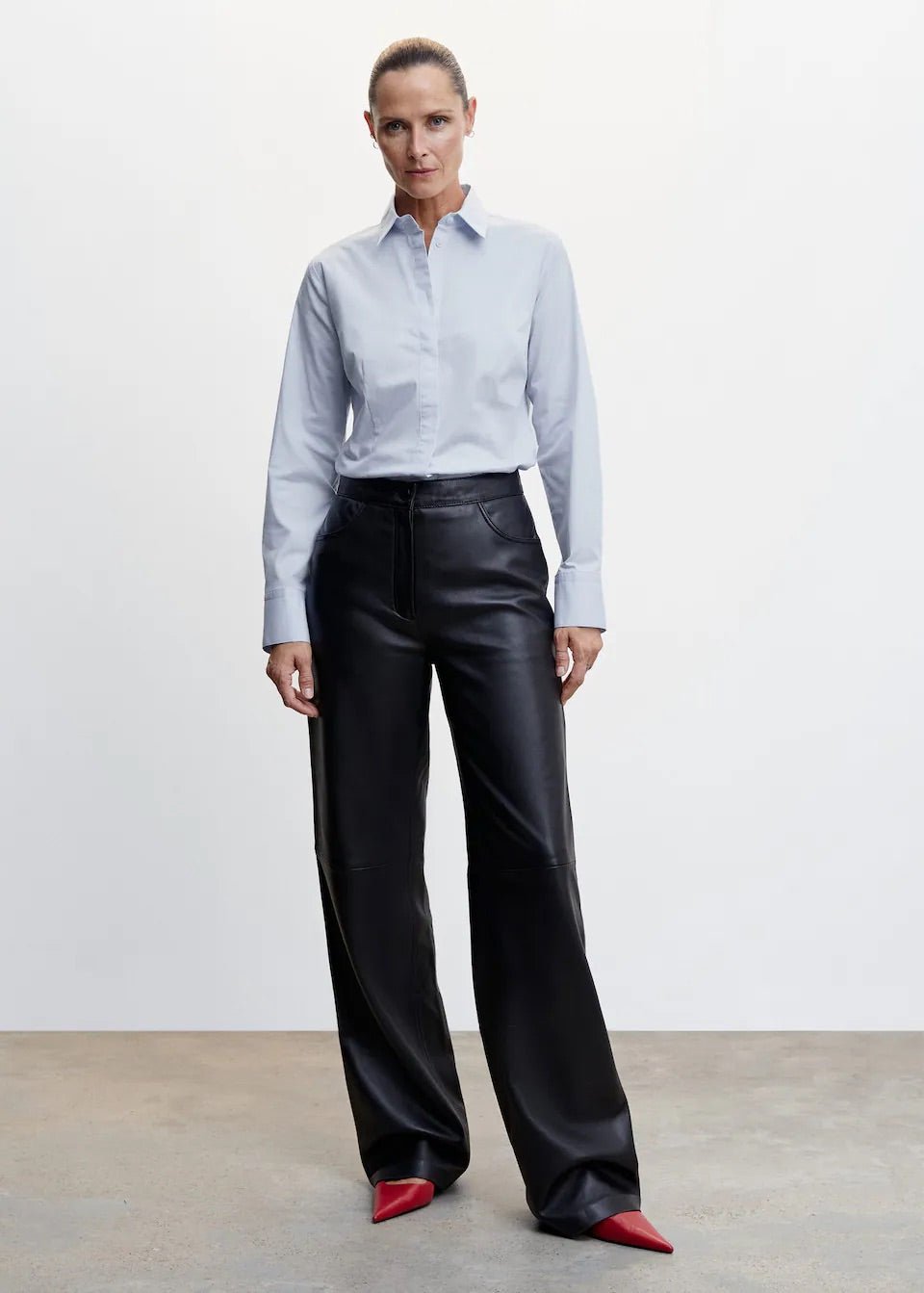 Essential cotton-blend shirt - Laurel Morgan