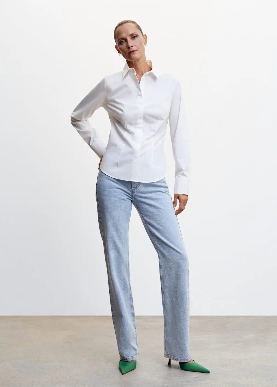 Essential cotton-blend shirt - Laurel Morgan