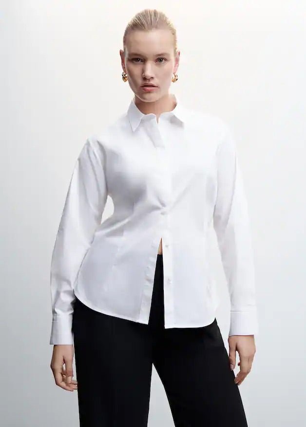 Essential cotton-blend shirt - Laurel Morgan