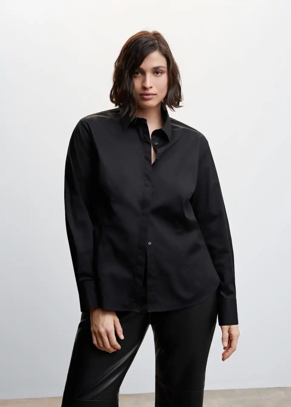 Essential cotton-blend shirt - Laurel Morgan