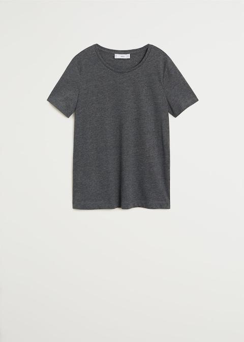 Essential cotton-blend T-shirt - Laurel Morgan