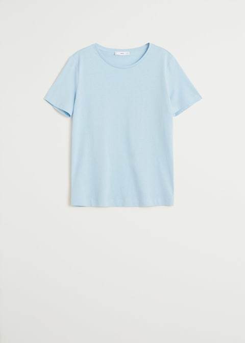 Essential cotton-blend T-shirt - Laurel Morgan