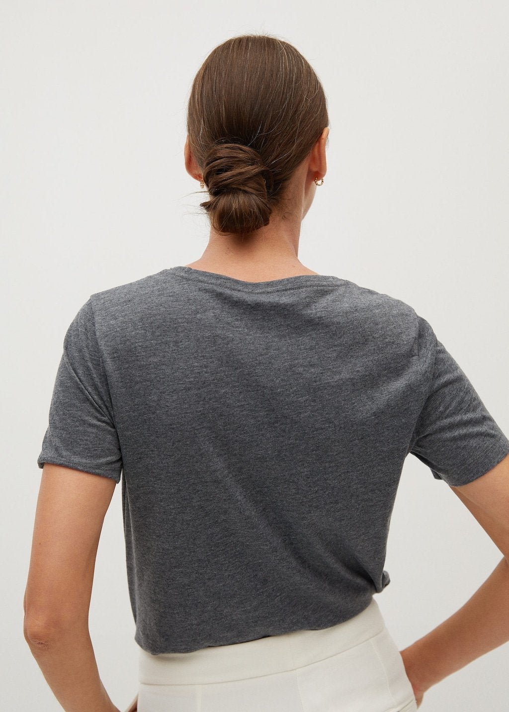 Essential cotton-blend T-shirt - Laurel Morgan