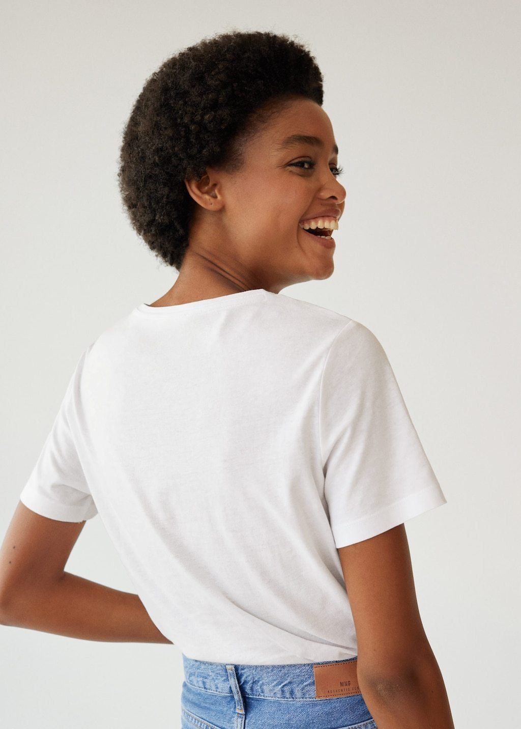 Essential cotton-blend T-shirt - Laurel Morgan