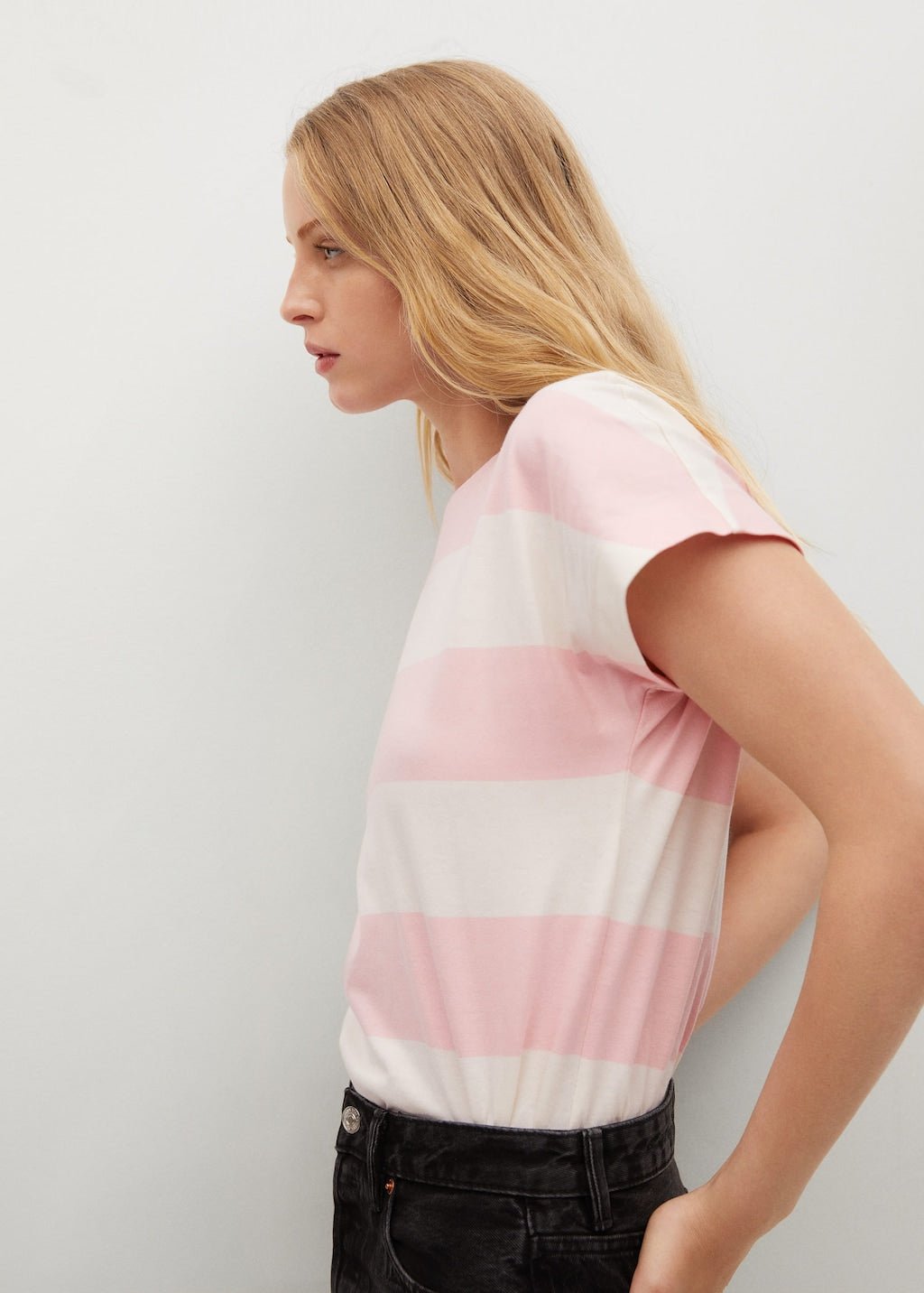 Essential cotton-blend T-shirt - Laurel Morgan