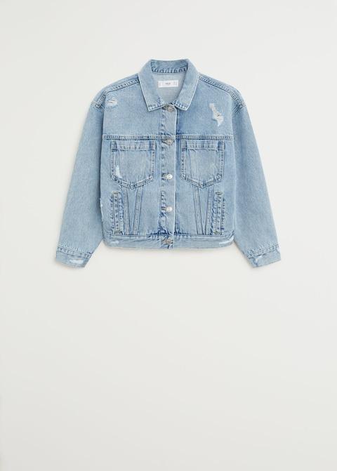 Faded denim jacket - Laurel Morgan