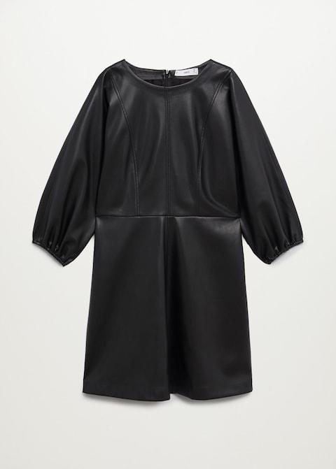 Faux-leather dress - Laurel Morgan