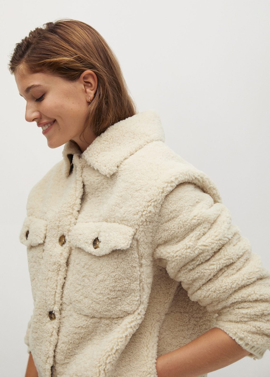 Faux shearling jacket - Laurel Morgan