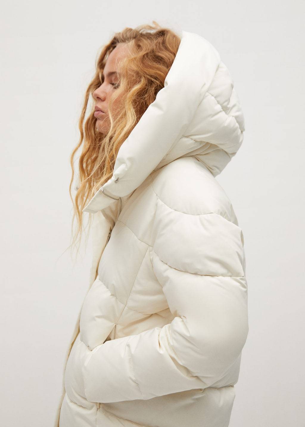 Feather down hooded coat - Laurel Morgan