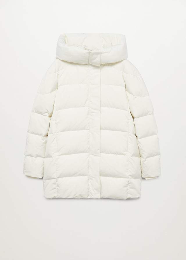 Feather down hooded coat - Laurel Morgan