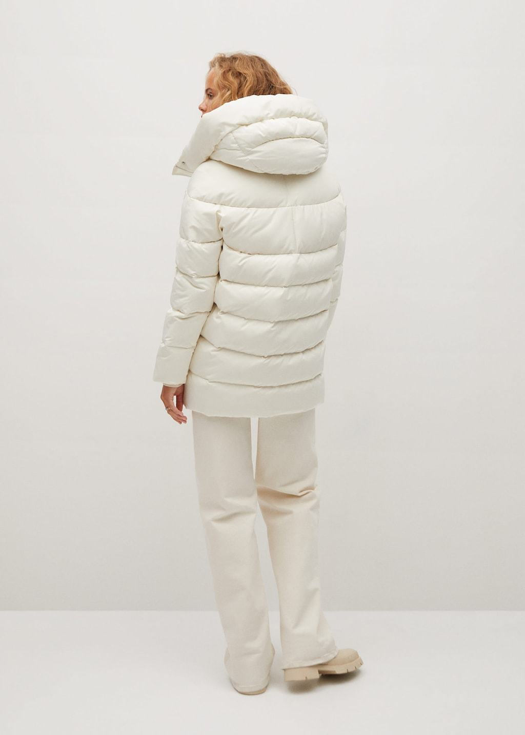 Feather down hooded coat - Laurel Morgan