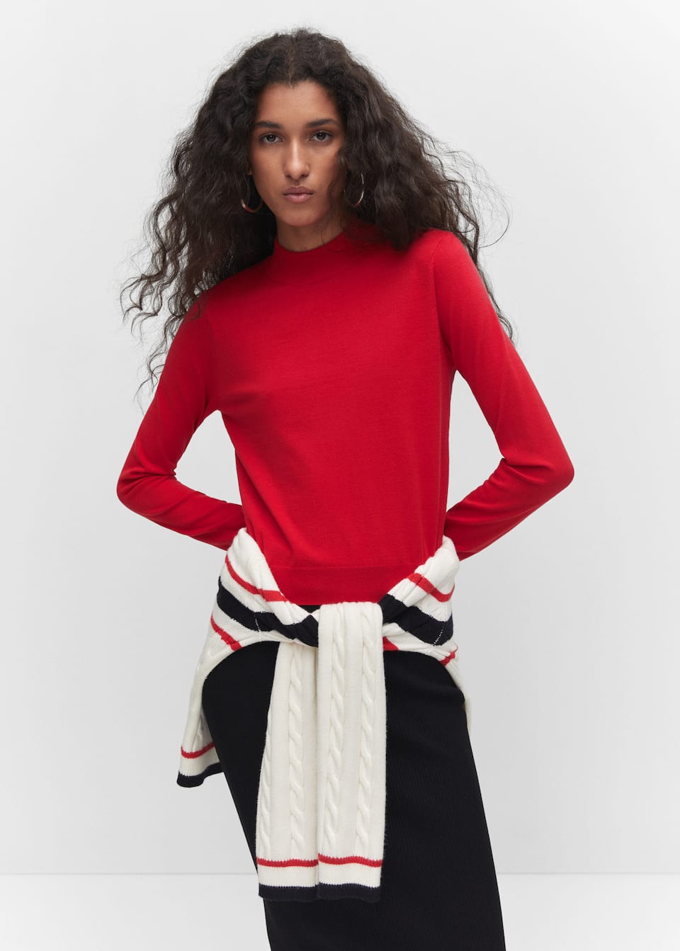 Fine-knit sweater with zip - Laurel Morgan