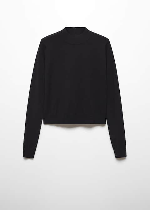 Fine-knit sweater with zip - Laurel Morgan