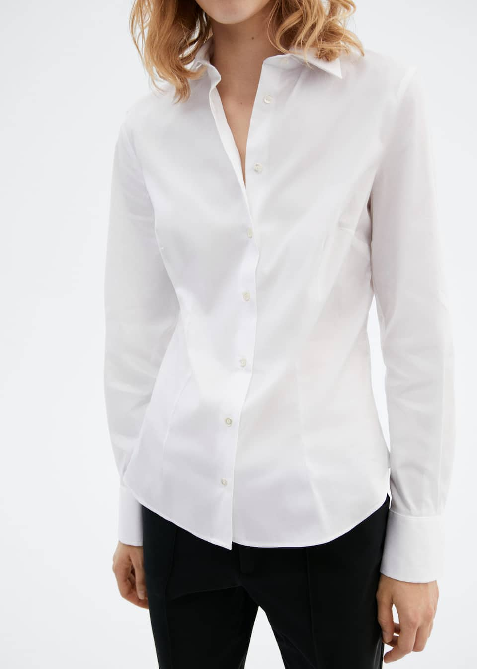 Fitted cotton shirt - Laurel Morgan