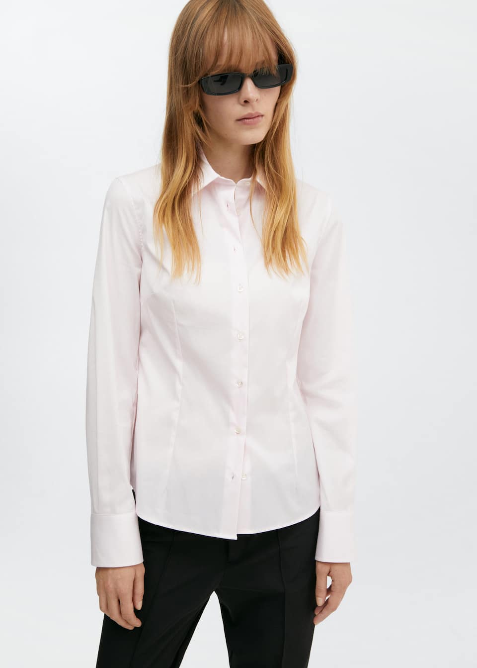 Fitted cotton shirt - Laurel Morgan