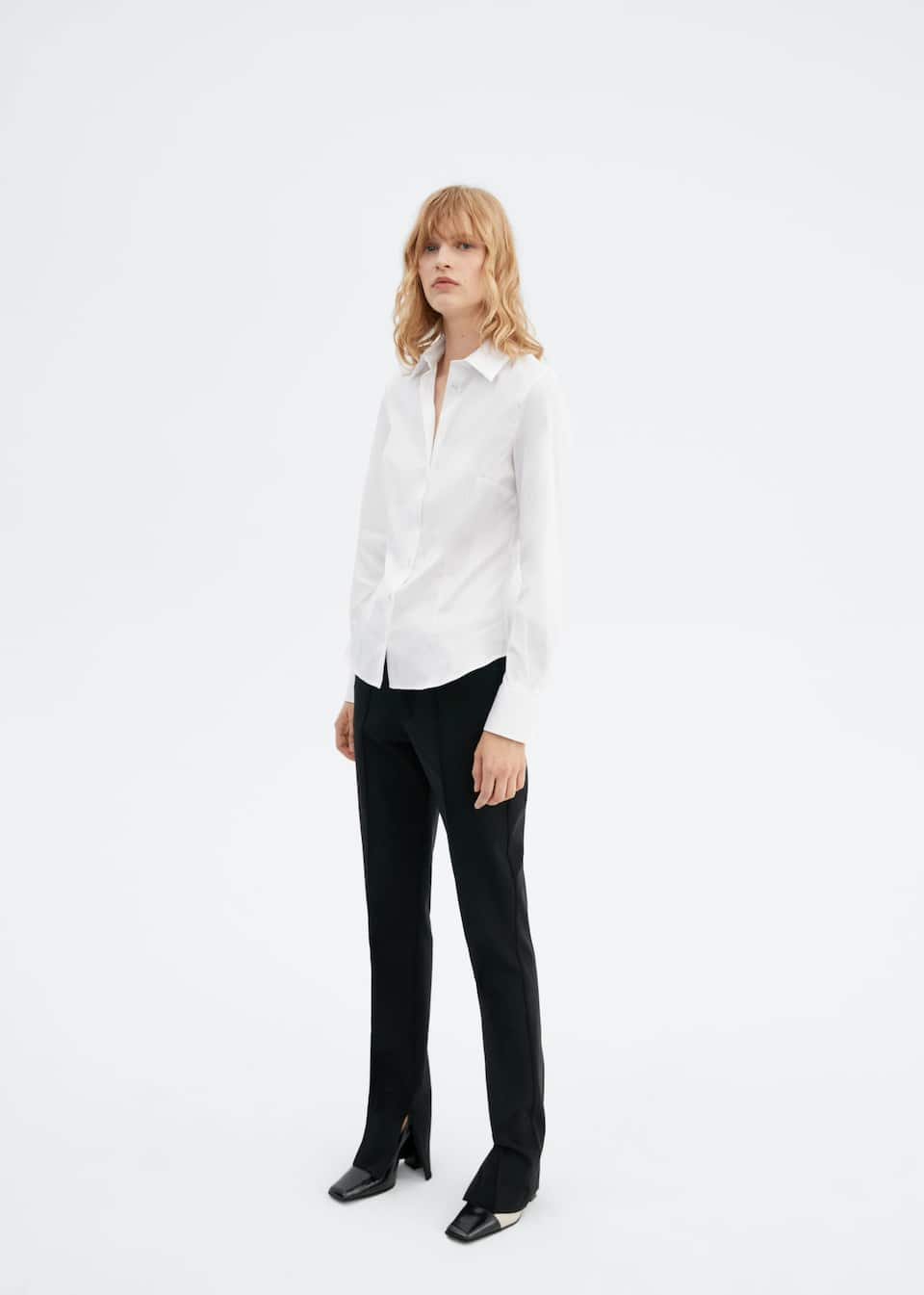 Fitted cotton shirt - Laurel Morgan