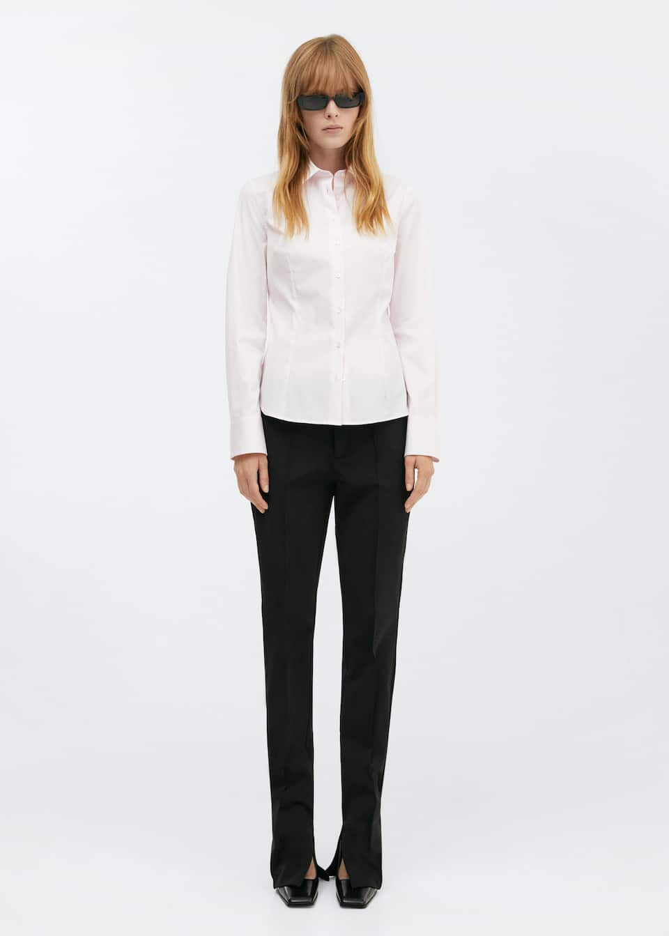 Fitted cotton shirt - Laurel Morgan