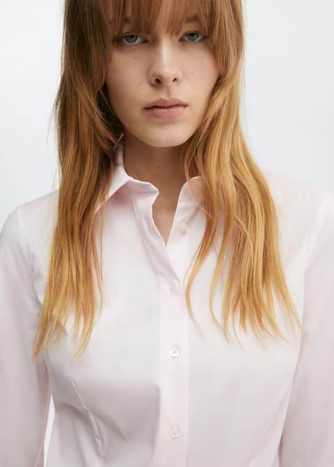 Fitted cotton shirt - Laurel Morgan