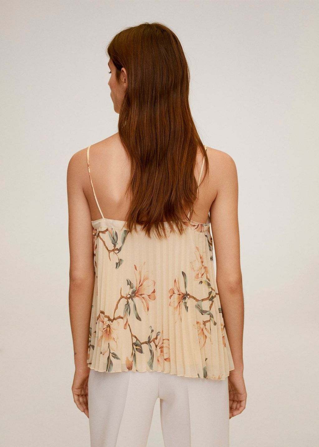 Floral pleated top - Laurel Morgan