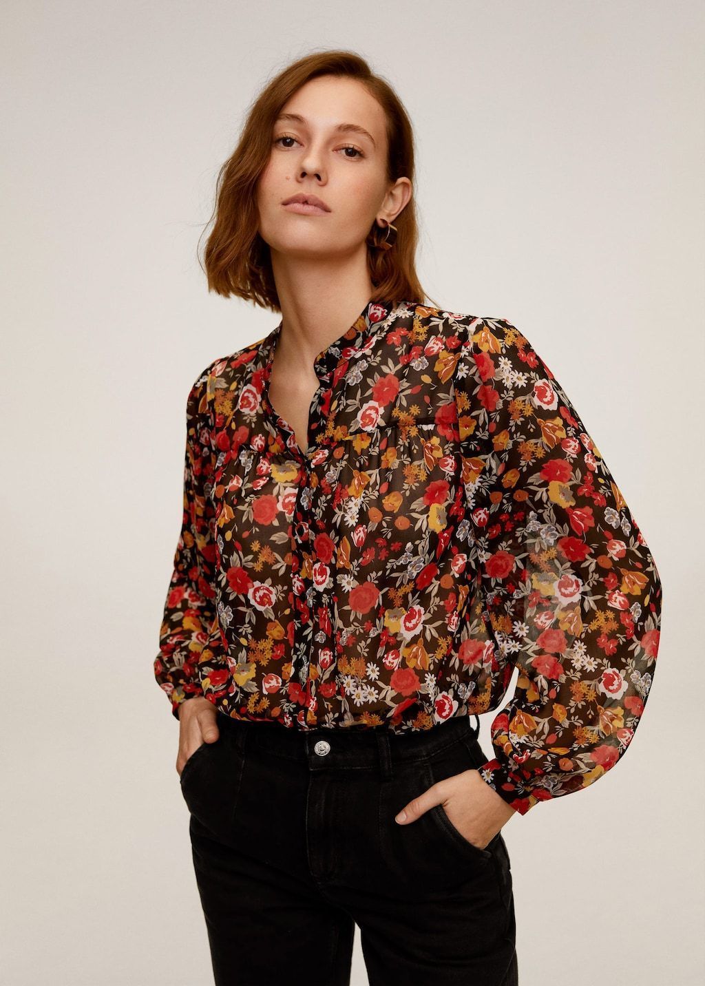 Floral print blouse - Laurel Morgan