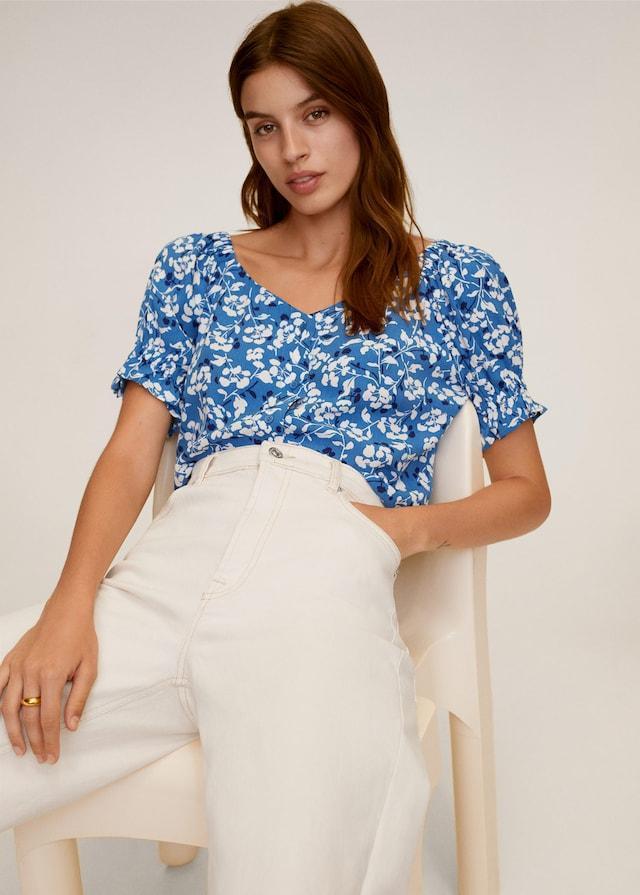 Floral print blouse - Laurel Morgan