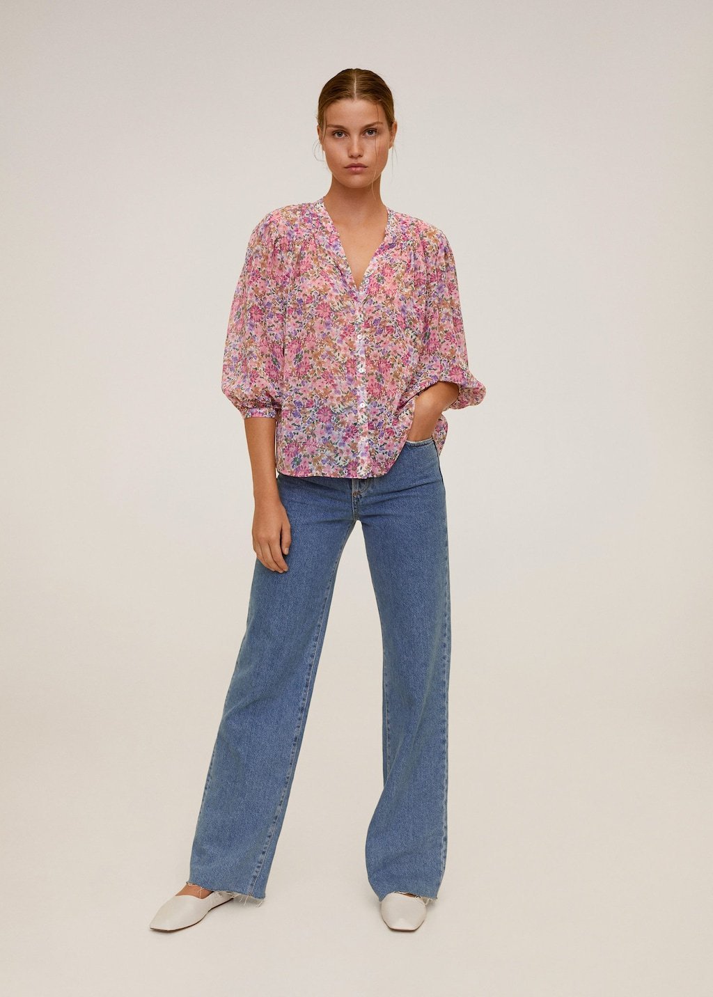 Floral print blouse - Laurel Morgan