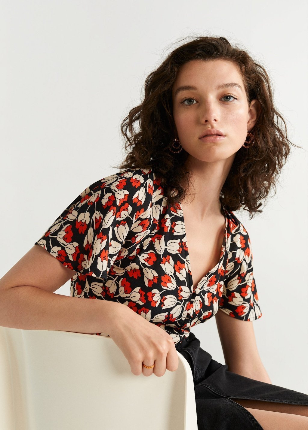 Floral print blouse - Laurel Morgan