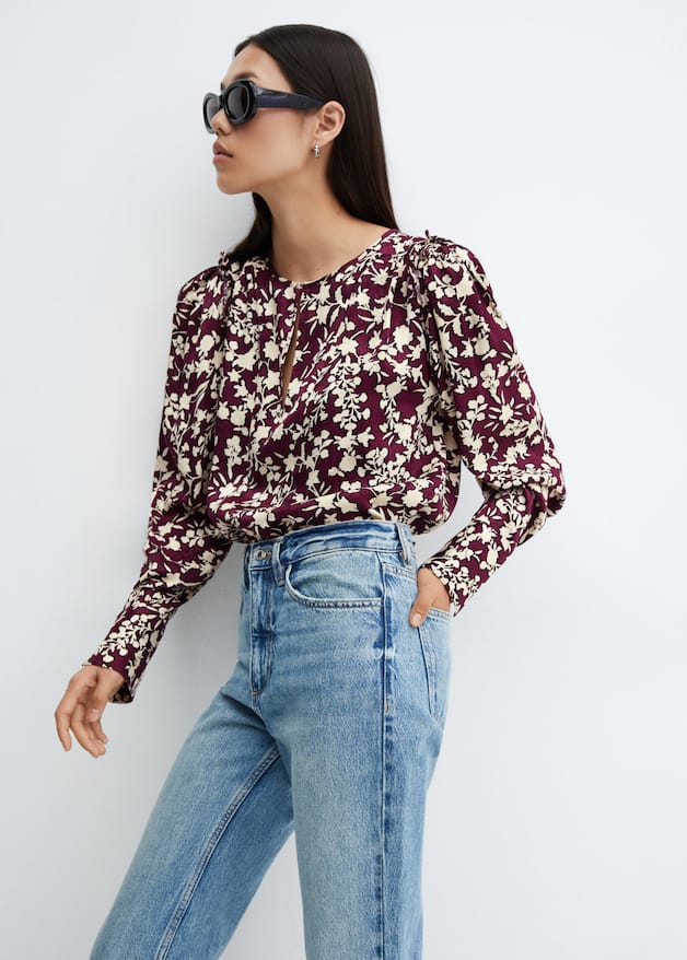 Floral print blouse - Laurel Morgan