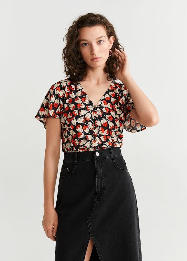 Floral print blouse - Laurel Morgan